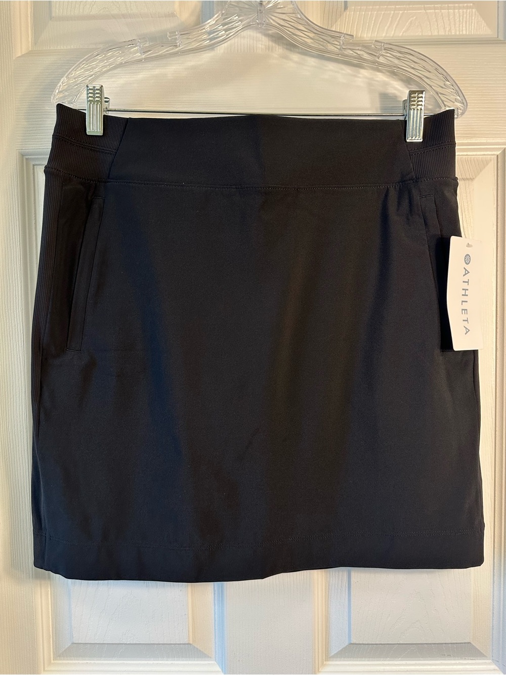 Athleta Black Brooklyn Skort 12T NWT